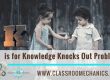 K is for Knowledge