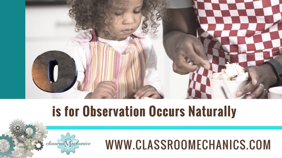 O is for Observation